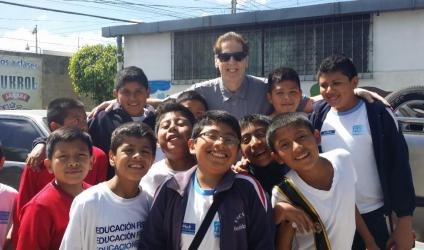 Dr. Ash with Students in Mexico