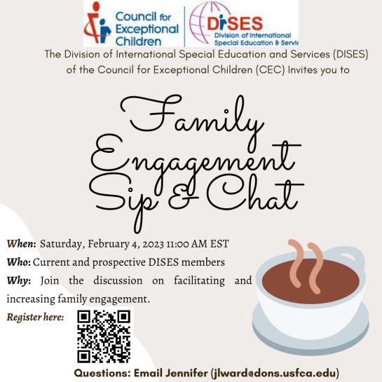 family engagement sip and chat