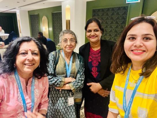 Presentation photo with Dr. Ritu Chopra - far left